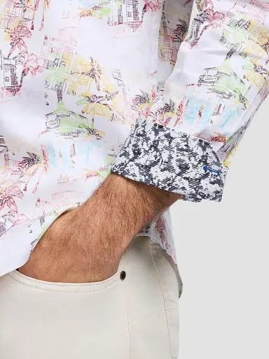 Robert Graham Men's Payson Woven Shirt | Thumbnail 6