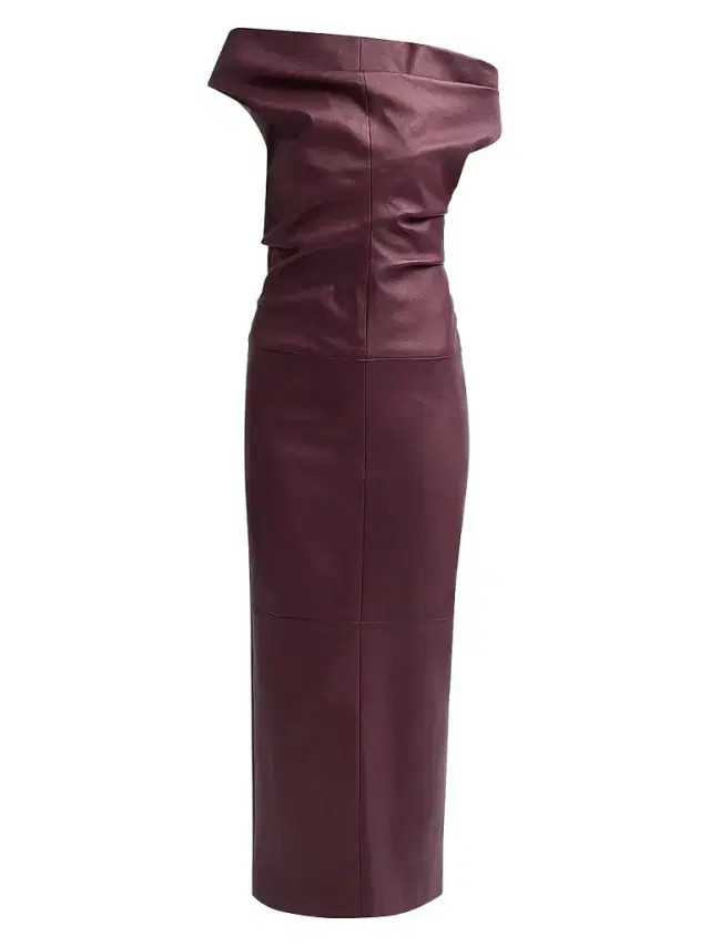Simkhai Women's Vessia Leather Midi Dress