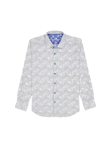 Robert Graham Men's Akehurst Printed Long-Sleeve Button-Front Shirt | Thumbnail 1