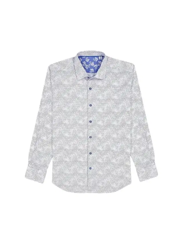 Robert Graham Men's Akehurst Printed Long-Sleeve Button-Front Shirt