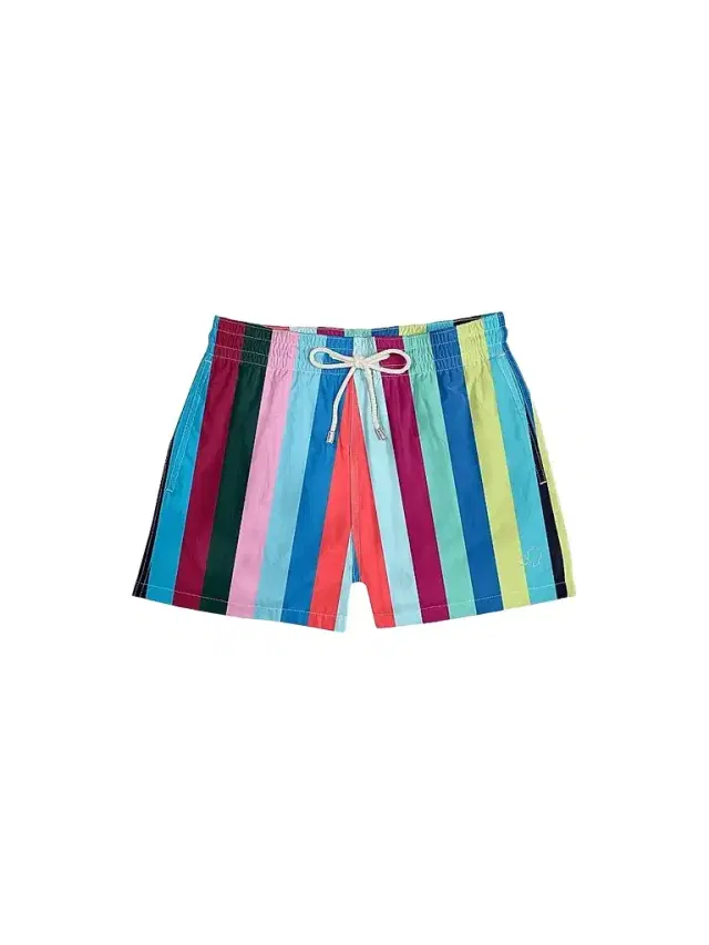 Arrels Barcelona Men's Striped Swim Shorts