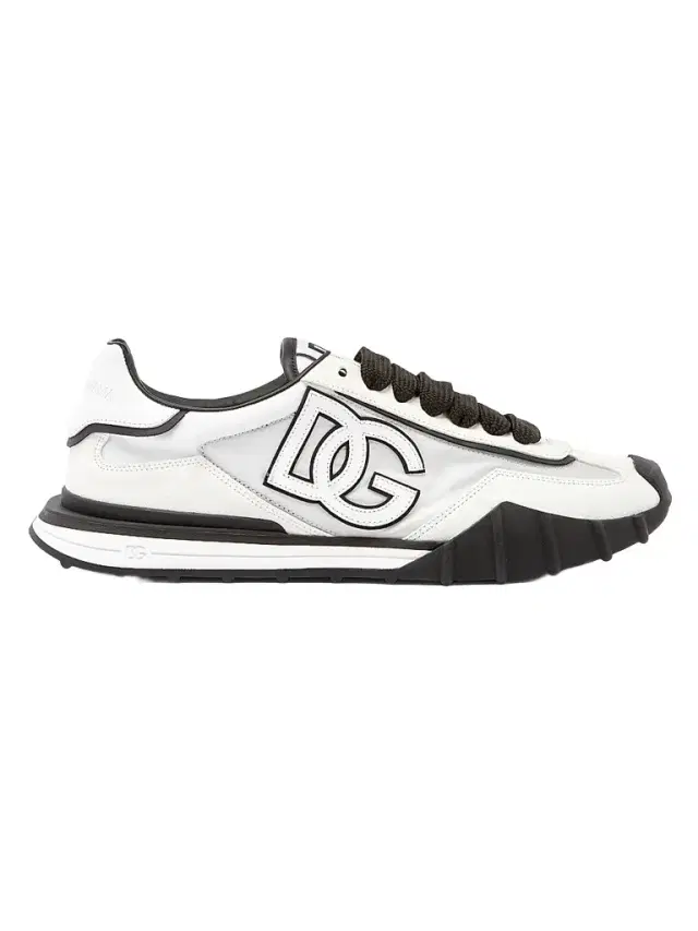 Dolce & Gabbana Men's New NY Leather-Blend Low-Top Sneakers