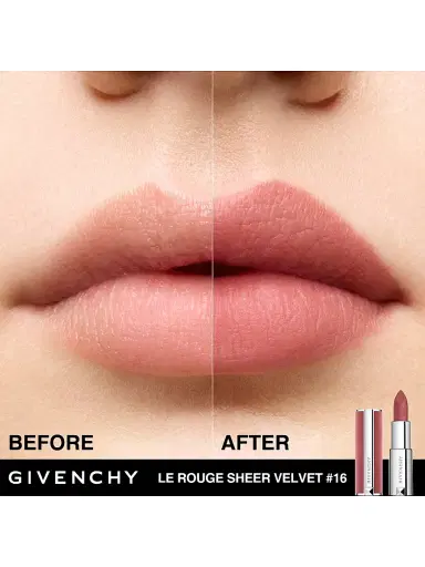 Givenchy Women's Le Rouge Sheer Velvet Lipstick | Thumbnail 4