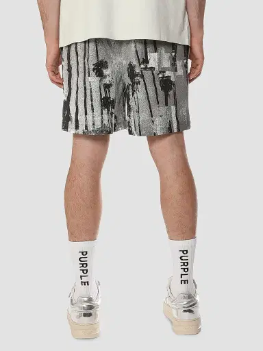 Purple Brand Men's All Around Graphic Logo Shorts | Thumbnail 2
