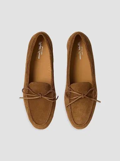 Ralph Lauren Purple Label Men's Beekman Tassel Suede Loafers | Thumbnail 4 Ralph Lauren Purple Label Men's Beekman Tassel Suede Loafers | Thumbnail 4