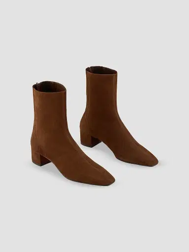 Aquazzura Women's Saint Honoré 35MM Suede Boots | Thumbnail 4