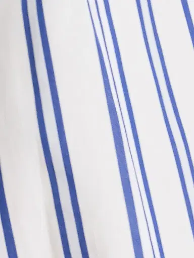 TWP Women's Next Ex Striped Cotton Crop Shirt | Thumbnail 5