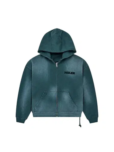 Ksubi Men's Rugged Cotton Zip-Front Hoodie | Thumbnail 1 Ksubi Men's Rugged Cotton Zip-Front Hoodie | Thumbnail 1
