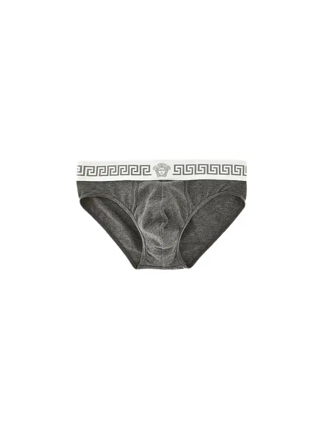 Versace Men's Medusa Head Greco-Trim Jersey Brief