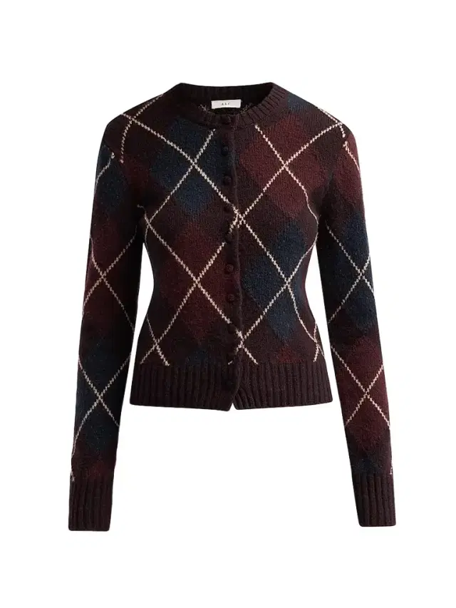A.L.C. A. L.C. Women's Skyler Argyle Wool-Cashmere Cardigan