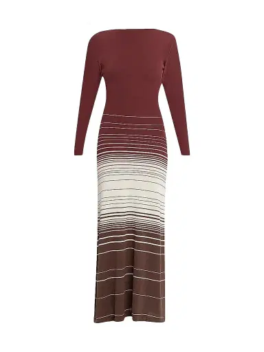 Faithfull The Brand Women's Idun Knit Twist-Back Maxi Dress | Thumbnail 1 Faithfull The Brand Women's Idun Knit Twist-Back Maxi Dress | Thumbnail 1