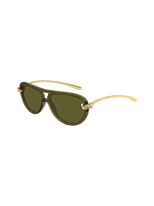 Bottega Veneta Women's Knot 58MM Aviator Sunglasses