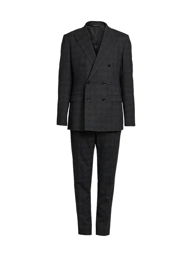 Dolce & Gabbana Men's Plaid Wool-Blend Double-Breasted Suit