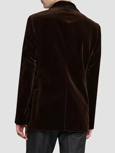 Dolce & Gabbana Men's Smoking Velvet Jacket | Thumbnail 5