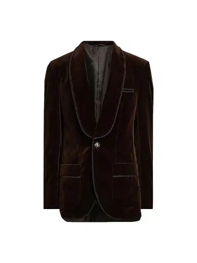 Dolce & Gabbana Men's Smoking Velvet Jacket | Thumbnail 1