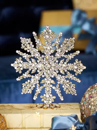 Exclusively Ours Starry Snowflake Crystal Decoration | Thumbnail 2 Exclusively Ours Starry Snowflake Crystal Decoration | Thumbnail 2