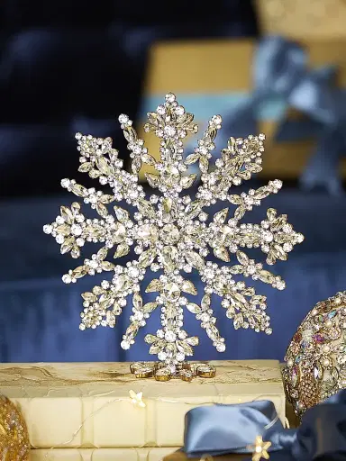 Exclusively Ours Starry Snowflake Crystal Decoration | Thumbnail 1 Exclusively Ours Starry Snowflake Crystal Decoration | Thumbnail 1