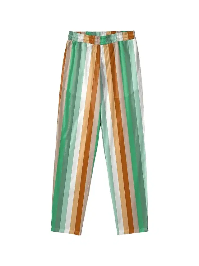 Arrels Barcelona Men's Beach House Striped Regular-Fit Pull-On Pants