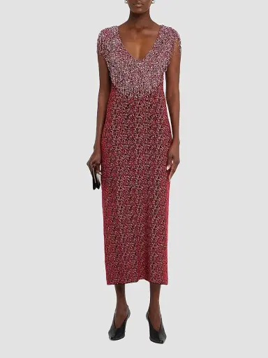 Brandon Maxwell Women's The Amara Embellished Sheath Midi Dress | Thumbnail 2
