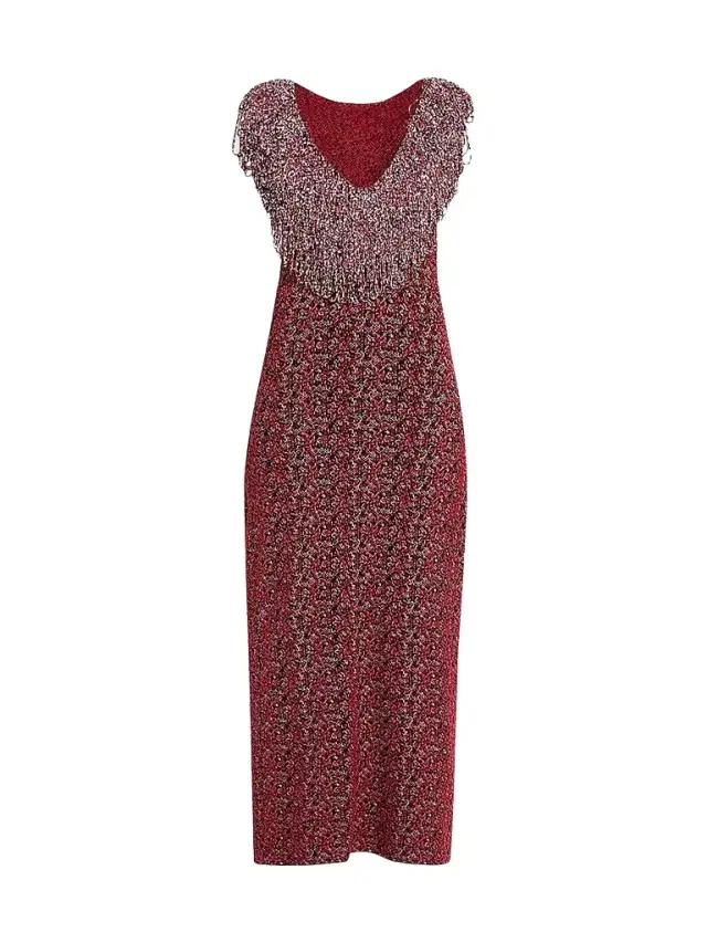 Women's The Amara Embellished Sheath Midi Dress