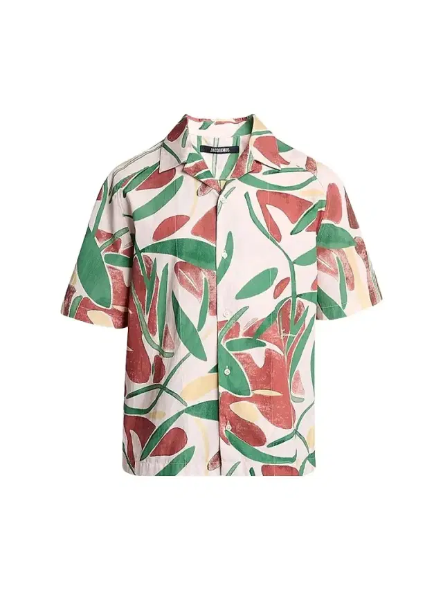 Jacquemus Men's Fonccio Camp Shirt