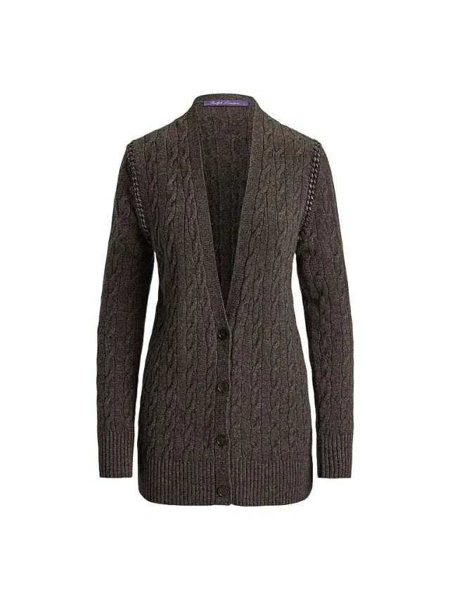 Ralph Lauren Collection Women's Cable-Knit Cashmere Cardigan