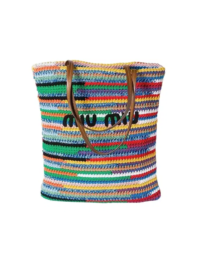 Miu Miu Women's Crochet Tote Bag