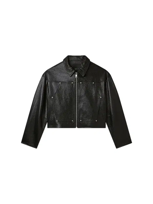 Purple Brand Men's Leather Carpenter Jacket