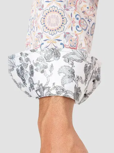 Robert Graham Men's Fairview Floral Stretch-Cotton Button-Front Shirt | Thumbnail 4