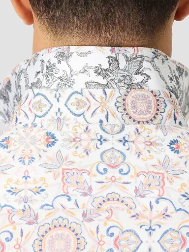 Robert Graham Men's Fairview Floral Stretch-Cotton Button-Front Shirt | Thumbnail 5