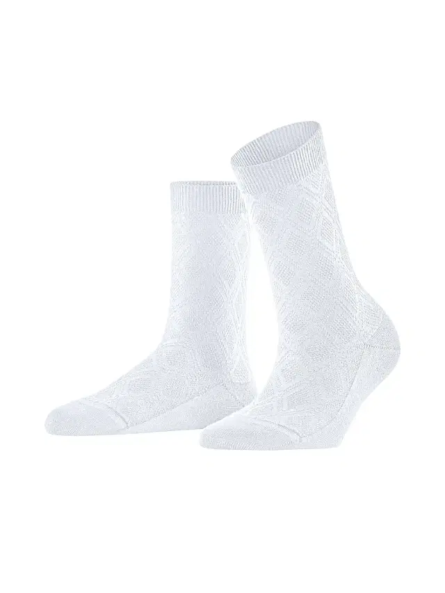 FALKE Women's New Prep Cotton-Blend Crew Socks