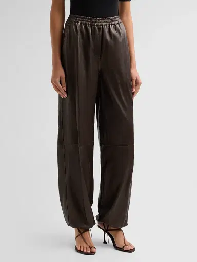 Simkhai Women's Corrine Leather Pants | Thumbnail 4