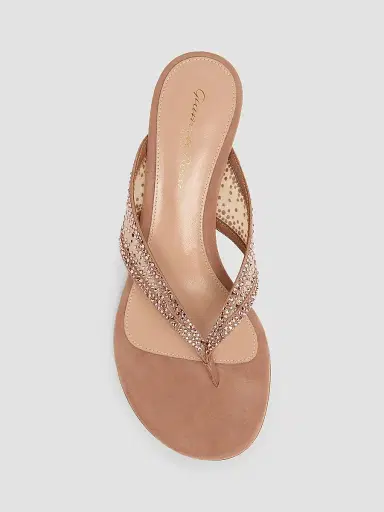 Gianvito Rossi Women's 55MM Crystal-Embellished Suede & Organza Sandals | Thumbnail 4