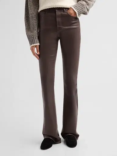 Veronica Beard Women's Beverly Coated Jeans | Thumbnail 4 Veronica Beard Women's Beverly Coated Jeans | Thumbnail 4