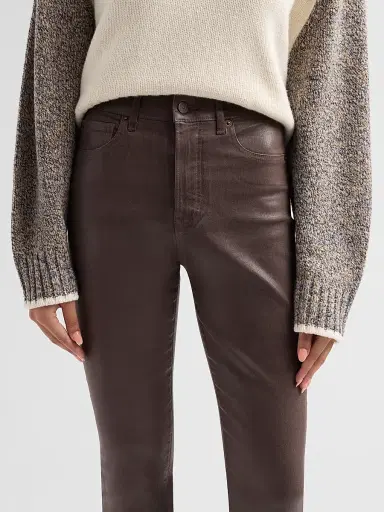 Veronica Beard Women's Beverly Coated Jeans | Thumbnail 5 Veronica Beard Women's Beverly Coated Jeans | Thumbnail 5
