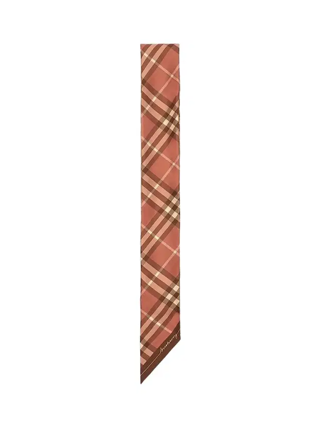 Burberry Women's Contrast Check Silk Skinny Scarf