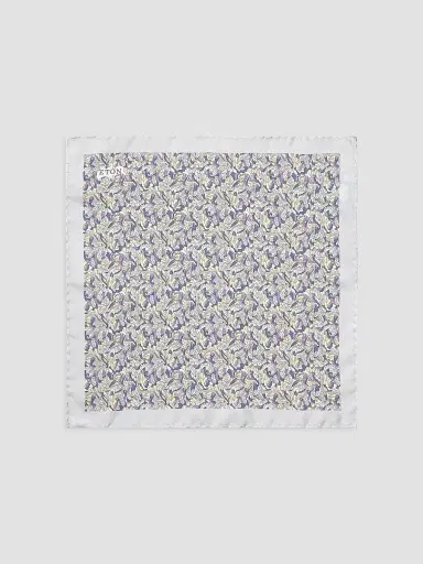 Eton Men's Toucan Silk Twill Pocket Square | Thumbnail 2