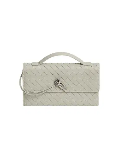 Bottega Veneta Women's Andiamo Leather Clutch | Thumbnail 1 Bottega Veneta Women's Andiamo Leather Clutch | Thumbnail 1