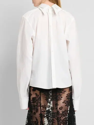 Dolce & Gabbana Women's Poplin Cotton Slim Shirt | Thumbnail 3