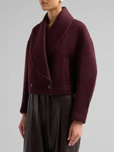 A.L.C. A. L.C. Women's Stella Wool-Blend Double-Breasted Jacket | Thumbnail 4