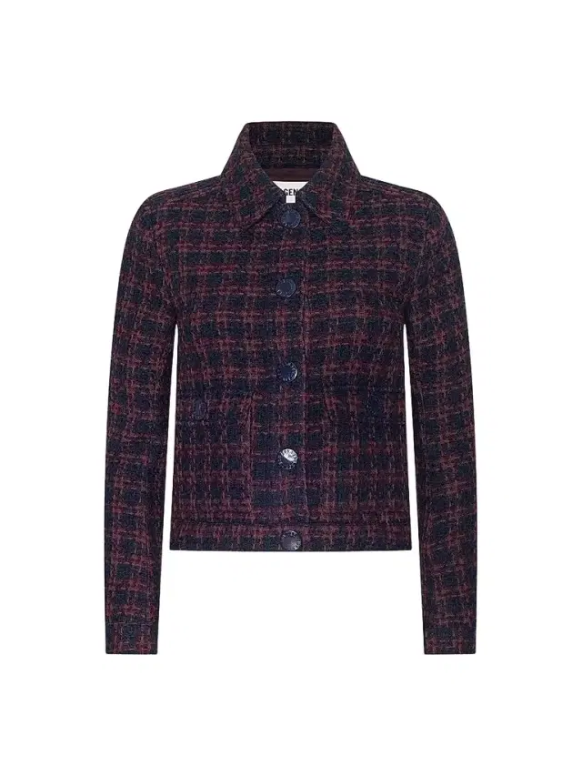 L'Agence Women's Nyx Tweed Crop Jacket
