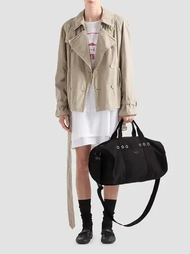 Prada Men's Canvas Duffel Bag | Thumbnail 2