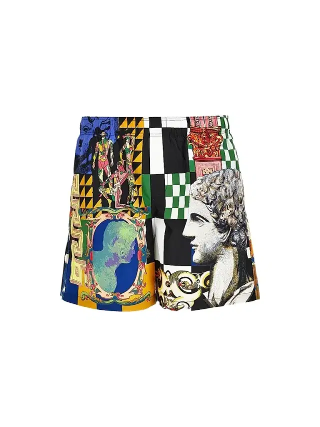 Versace Men's Printed Swim Shorts