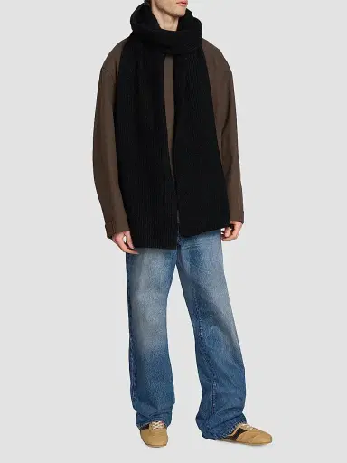 Dries Van Noten Men's Moyson Alpaca Wool-Blend Scarf | Thumbnail 3