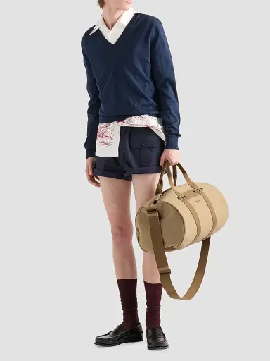 Prada Men's Canvas Duffel Bag | Thumbnail 2