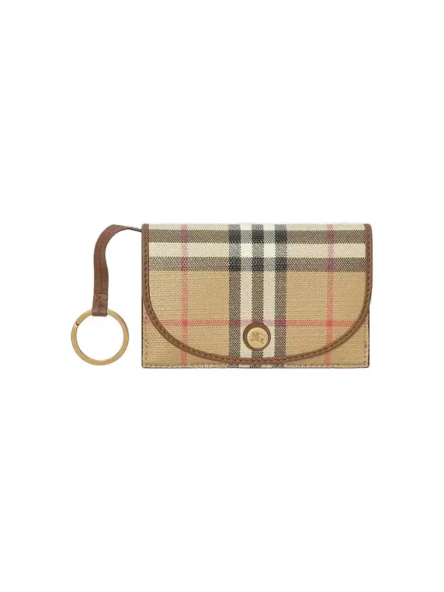 Burberry Women's Flap Card Case Keyring