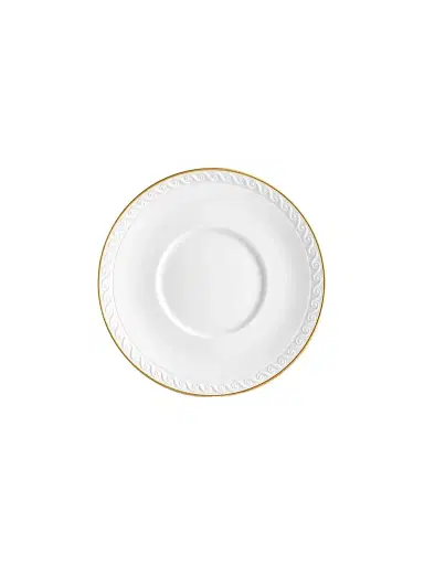 L'Objet Neptune Porcelain & 24K Gold Saucer | Thumbnail 1 L'Objet Neptune Porcelain & 24K Gold Saucer | Thumbnail 1