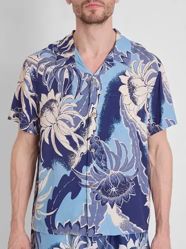 JW Anderson Men's Floral Camp Collar Shirt | Thumbnail 5 JW Anderson Men's Floral Camp Collar Shirt | Thumbnail 5