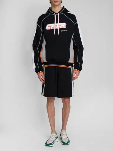 Casablanca Men's Colorblock Cotton Hoodie | Thumbnail 2