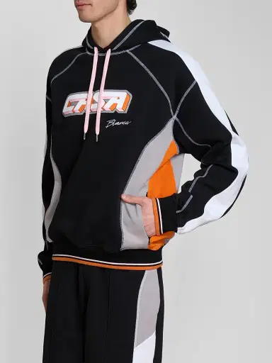 Casablanca Men's Colorblock Cotton Hoodie | Thumbnail 4